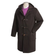 Gloverall Solid Fancy Luxury Duffle Coat (For Men) in Chocolate - Closeouts