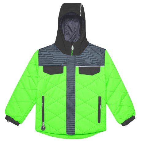 Glowstick Wildcat Ski Jacket - Waterproof, Insulated (For Boys)