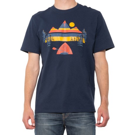 Coleman Go With the Flow Graphic T-Shirt - Short Sleeve (For Men) - NAVY (XL )