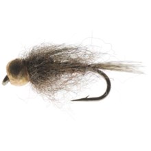 Gold Bead Head Bird’s Nest Nymph Fly - Dozen in Brown - Closeouts