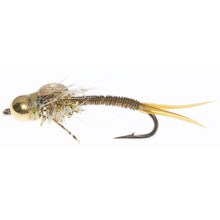 Gold Bead Head Copper John Nymph Fly - Dozen in Gold - Closeouts