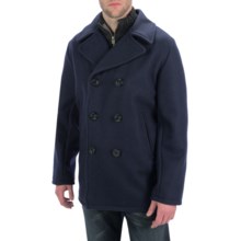Golden Bear The Bradbury Melton Peacoat - Wool Blend (For Men) in Navy - Closeouts