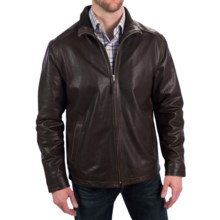 Golden Bear The Bryant Jacket - Lambskin Leather, Insulated (For Men) in Dark Brown - Closeouts