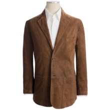 Golden Bear The Henderson Blazer - Goatskin Suede (For Men) in Brandy - Closeouts