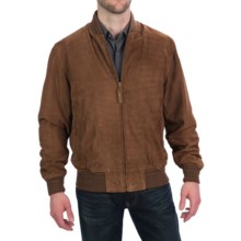 Golden Bear The National Baseball Jacket - Goatskin Suede (For Men) in Brandy - Closeouts