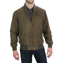 Golden Bear The National Baseball Jacket - Goatskin Suede (For Men) in Olive - Closeouts