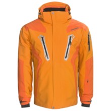 Goldwin Stealth Ski Jacket with H.O.O.D. System - Waterproof, Insulated (For Men) in Light Orange - Closeouts