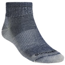 Goodhew 1/4 Crew Hiking Socks - Merino Wool,  Light Cushion (For Men and Women) in Navy - 2nds