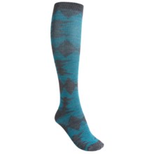 Goodhew Blanket Wool Blend Knee-High Socks - Over-the-Calf (For Women) in Charcoal - Closeouts
