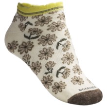 Goodhew Calico Socks - Merino Wool Blend, Below the Ankle (For Women) in Natural - Closeouts