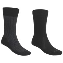 Goodhew Crew Socks - 2 pack (For Men) in Black/Black - 2nds