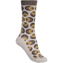 Goodhew Dotzalot Socks - Merino Wool, Mid-Calf (For Women) in Fawn - Closeouts