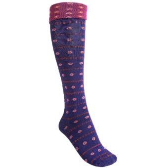 Goodhew Eliza Knee-High Socks - Merino Wool, Over-the-Calf (For Women) in Concord