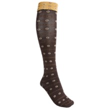 Goodhew Eliza Knee-High Socks - Merino Wool, Over-the-Calf (For Women) in Espresso - Closeouts