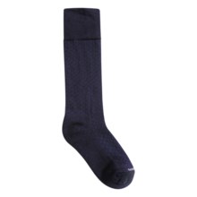 Goodhew Ferrera Dress Socks - Merino Wool (For Men) in Navy - 2nds