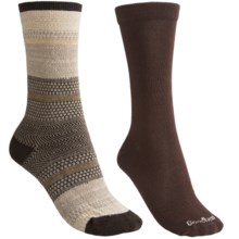 Goodhew Jasmin & Skinny Minnie Socks - Merino Wool, 2-Pack (For Women) in Espresso - Closeouts