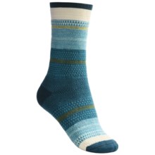 Goodhew Jasmin Socks - Merino Wool, Crew (For Women) in Turquoise - Closeouts