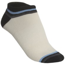 Goodhew OMG Micro Footie Socks - Merino Wool, Below the Ankle (For Women) in Natural/Black/Aero/Graphite - 2nds