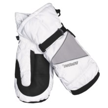 Gordini Aquabloc® Down Gauntlet Mittens - Waterproof, 600 Fill Power (For Women) in White/Light Grey - Closeouts