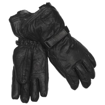 Gordini The Leather Goose II Gloves - Waterproof, 600 Fill Power (For Men) in Black