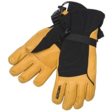 Gordini Ultimate Down Gloves - Waterproof, Insulated (For Women) in Black/Gold - Closeouts