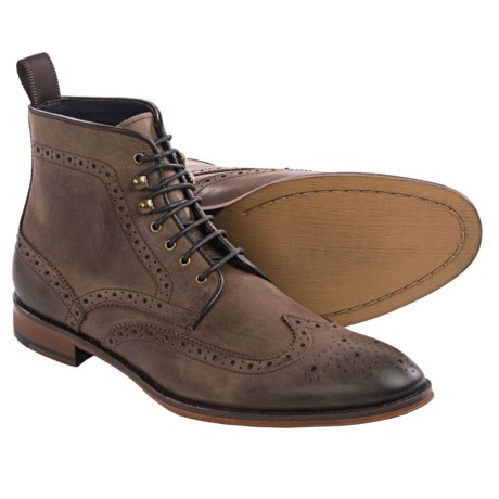 Gordon Rush Kennedy Wingtip Boots Leather (For Men)