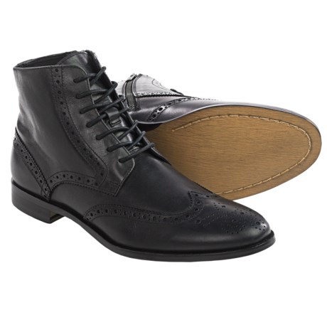 Gordon Rush Marcus Wingtip Leather Boots For Men