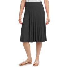 Gored Knit Skirt - Pull-On (For Women) in Black - 2nds