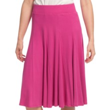 Gored Knit Skirt - Pull-On (For Women) in Dark Rose - 2nds