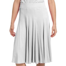 Gored Knit Skirt - Pull-On (For Women) in White - 2nds