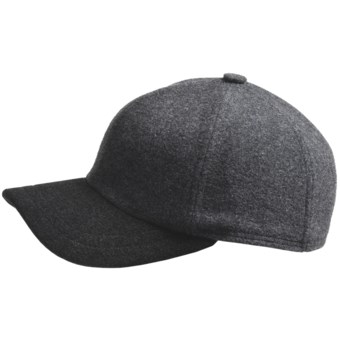 Gottmann Polo Ball Cap - Ear Flaps, Wool Blend (For Men) in Light Grey