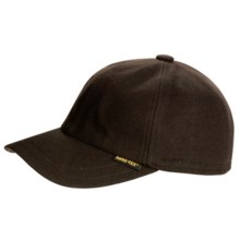 Gottmann Wool Gore-Tex® Baseball Cap - Waterproof (For Men and Women) in Brown Suede - Closeouts