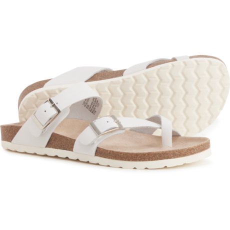 White Mountain Gracie Sandals - Leather (For Women) - White/Whtie Sole (9 )