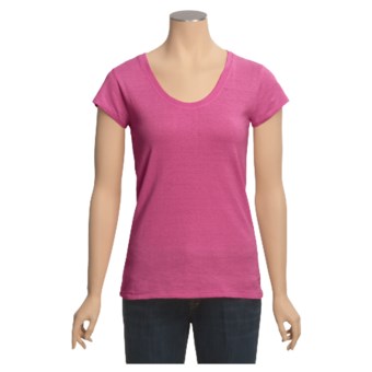 Gramicci Corawood Tunic Shirt - UPF 50, Hemp-Organic Cotton, Short Sleeve (For Women) in Rasberry Rose