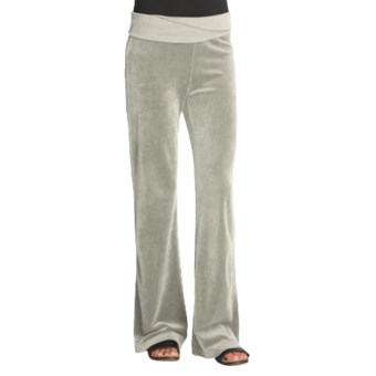Gramicci Cristelle Velour Pants (For Women) in Silverweed
