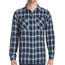 Gramicci Crossriver Plaid Montrose Shirt - Long Sleeve (For Men) in Maji Blue - Closeouts