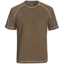 Gramicci Felton High-Performance Crew Shirt - UPF 50, Short Sleeve (For Men) in Dark Earth - Closeouts