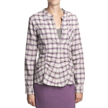 Gramicci Iguazu Edeni Flannel Shirt - Long Sleeve (For Women) in Japanese Plum - Closeouts