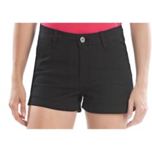Gramicci Kona Diamond Stretch Twill Shorts (For Women) in Jet Black - Closeouts