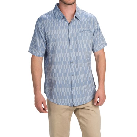 Gramicci Ladder Shirt Slim Fit, Short Sleeve (For Men)