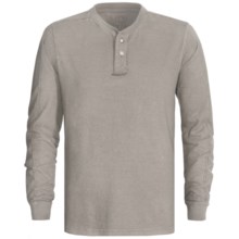 Gramicci Laurel Canyon Henley Shirt - UPF 20, Hemp-Organic Cotton, Long Sleeve (For Men) in Neutral Grey - Closeouts