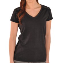 Gramicci Marea T-Shirt - V-Neck, Short Sleeve (For Women) in Black - Closeouts