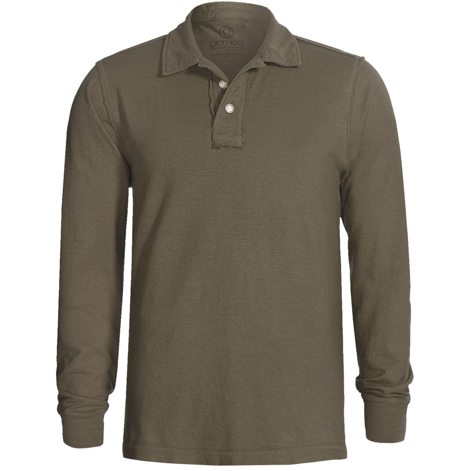 Gramicci Merit Polo Shirt UPF 20, Cotton, Long Sleeve