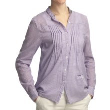 Gramicci Mica Chiara Plaid Shirt - Long Sleeve (For Women) in Raspberry Rose - Closeouts