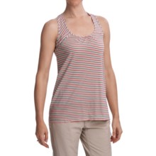 Gramicci Nia Naira Jersey Drapy Tank Top - Racerback (For Women) in Cockatoo - Closeouts