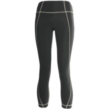 Gramicci Oren Cropped Leggings - UPF 50 (For Women) in Jet Black/Stitch - Closeouts