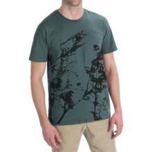 Gramicci Organic Blown Tree T-Shirt - Organic Cotton, Short Sleeve (For Men) in Olive Night - Closeouts
