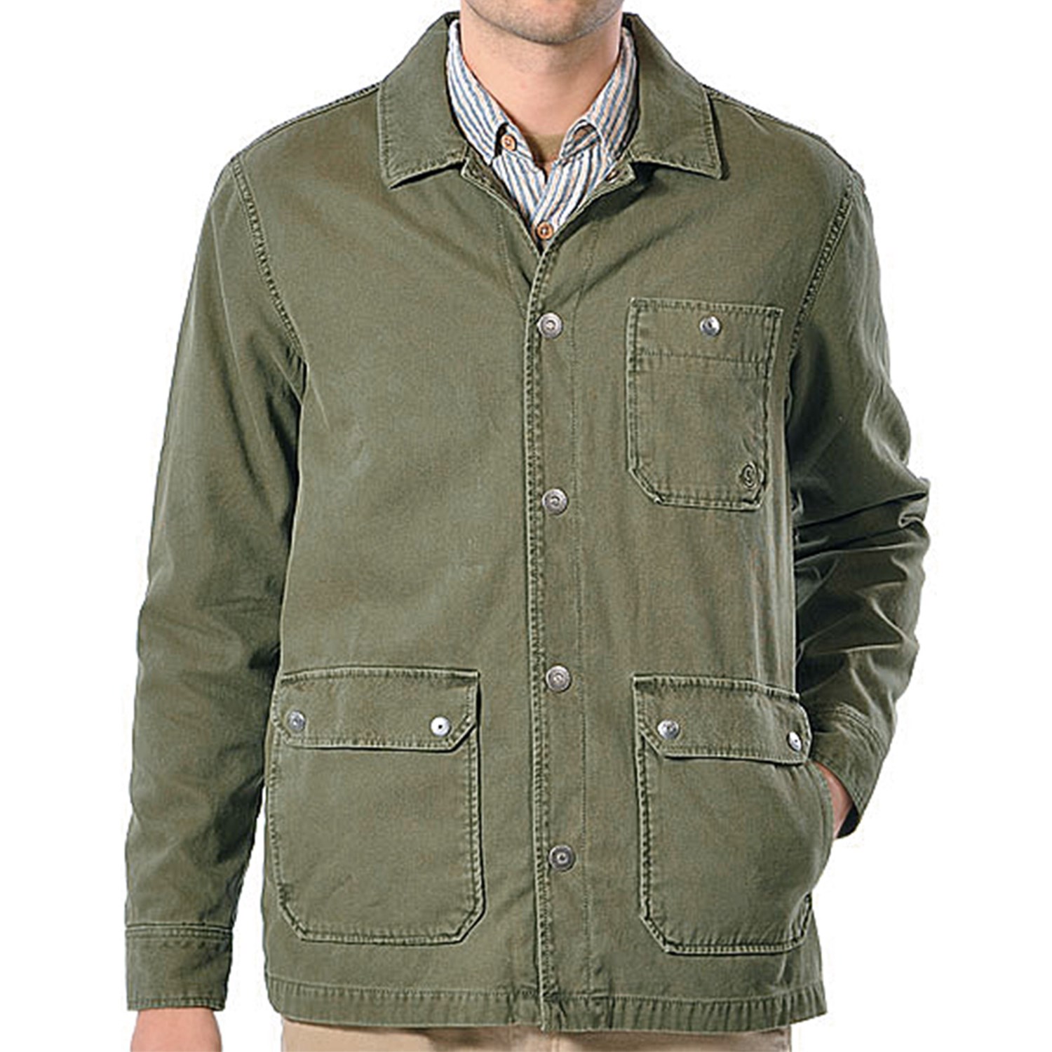Gramicci Patterson Canvas Jacket - UPF 20, Flannel Lined (For Men