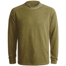 Gramicci Ranger Crew Shirt - Hemp-Organic Cotton, Long Sleeve (For Men) in Olive Branch - Closeouts