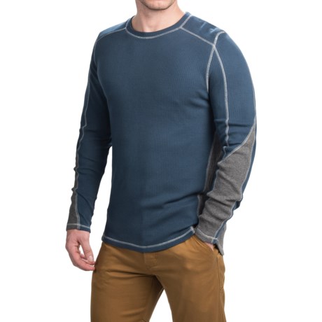 Gramicci Tyler Color Block Thermal Shirt Crew Neck, Long Sleeve (For Men)